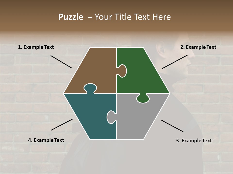 Pair Hair Female PowerPoint Template