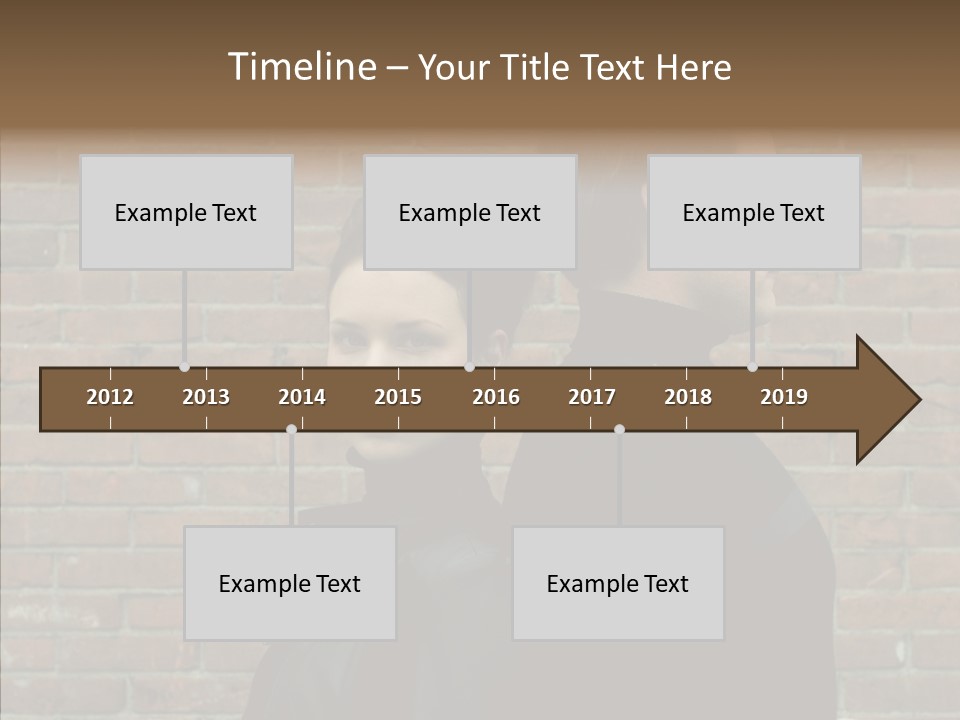 Pair Hair Female PowerPoint Template