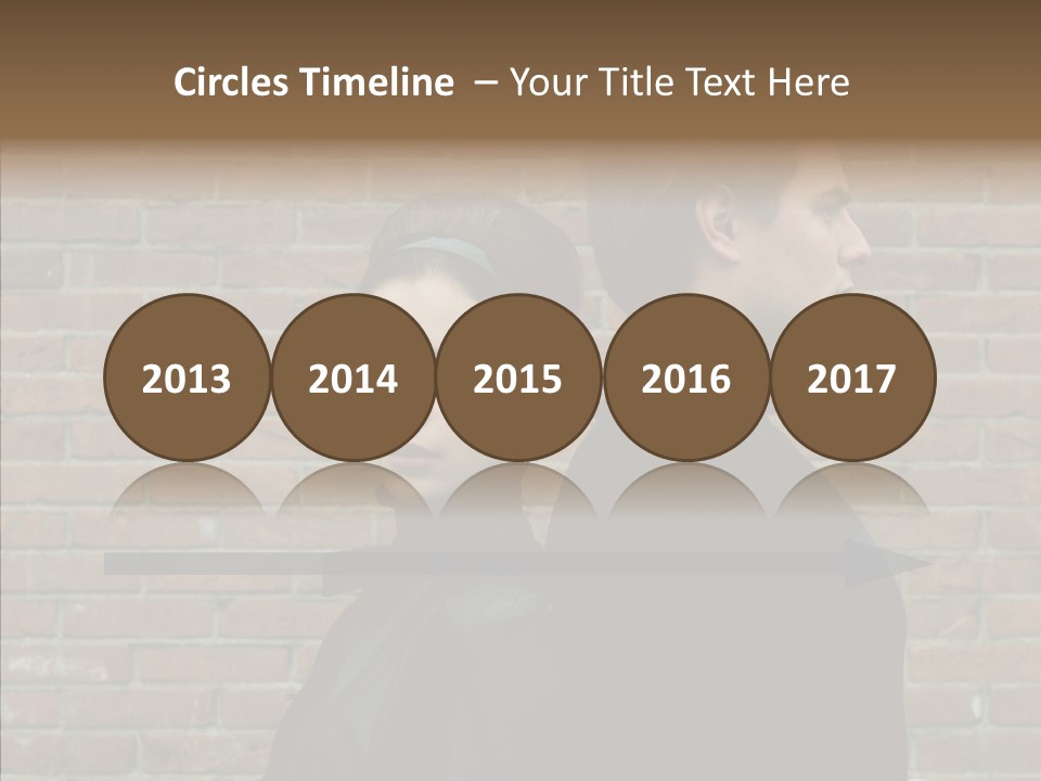 Pair Hair Female PowerPoint Template