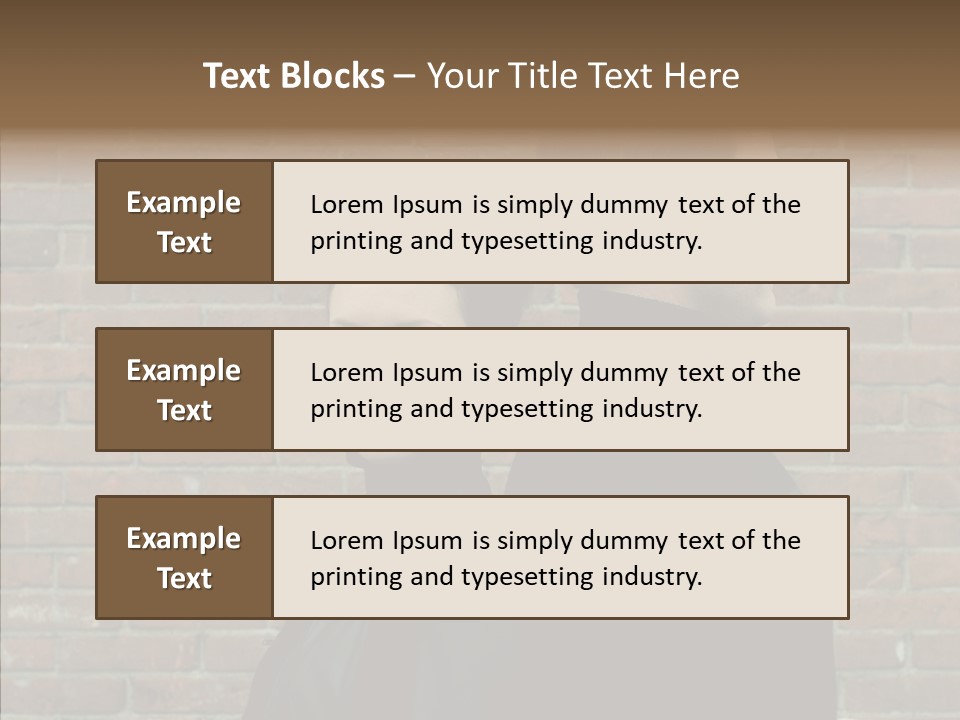 Pair Hair Female PowerPoint Template