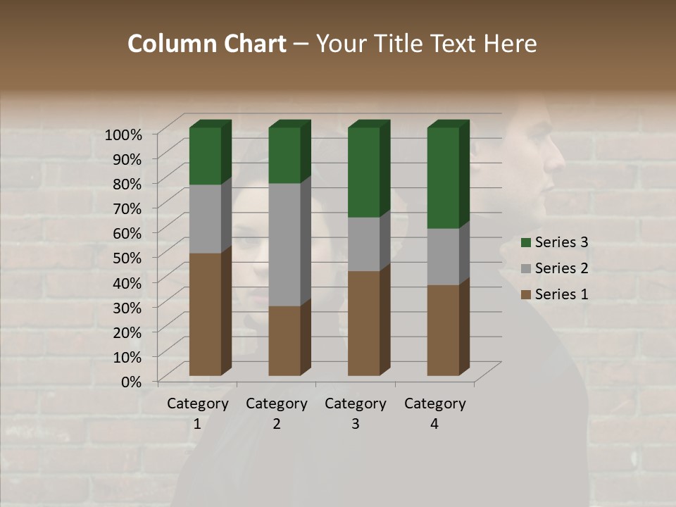Pair Hair Female PowerPoint Template