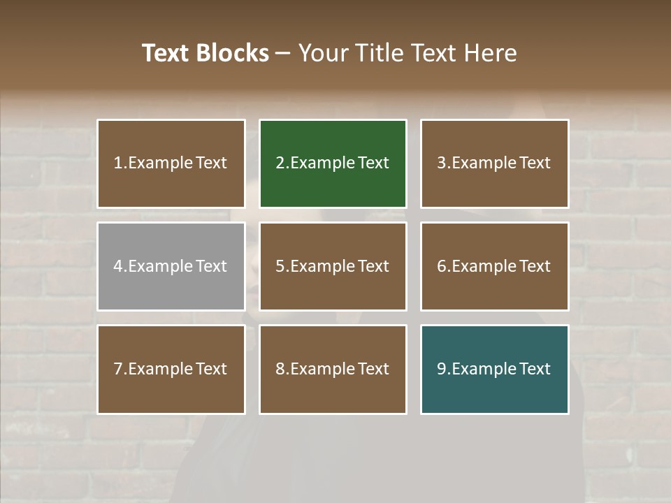 Pair Hair Female PowerPoint Template