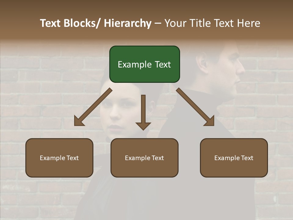 Pair Hair Female PowerPoint Template