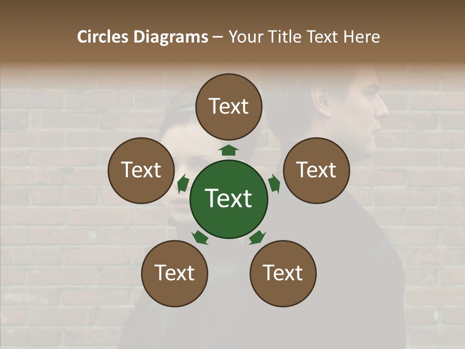 Pair Hair Female PowerPoint Template