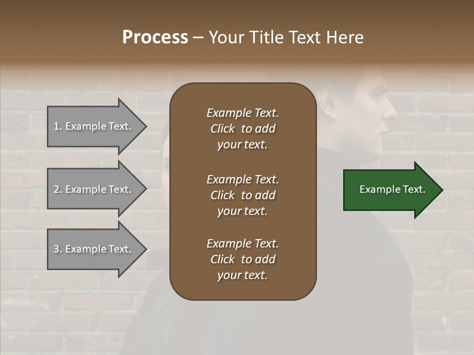 Pair Hair Female PowerPoint Template