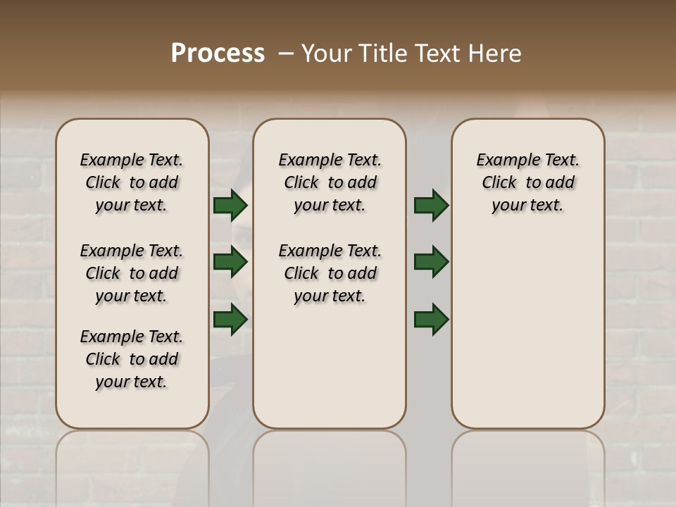 Pair Hair Female PowerPoint Template
