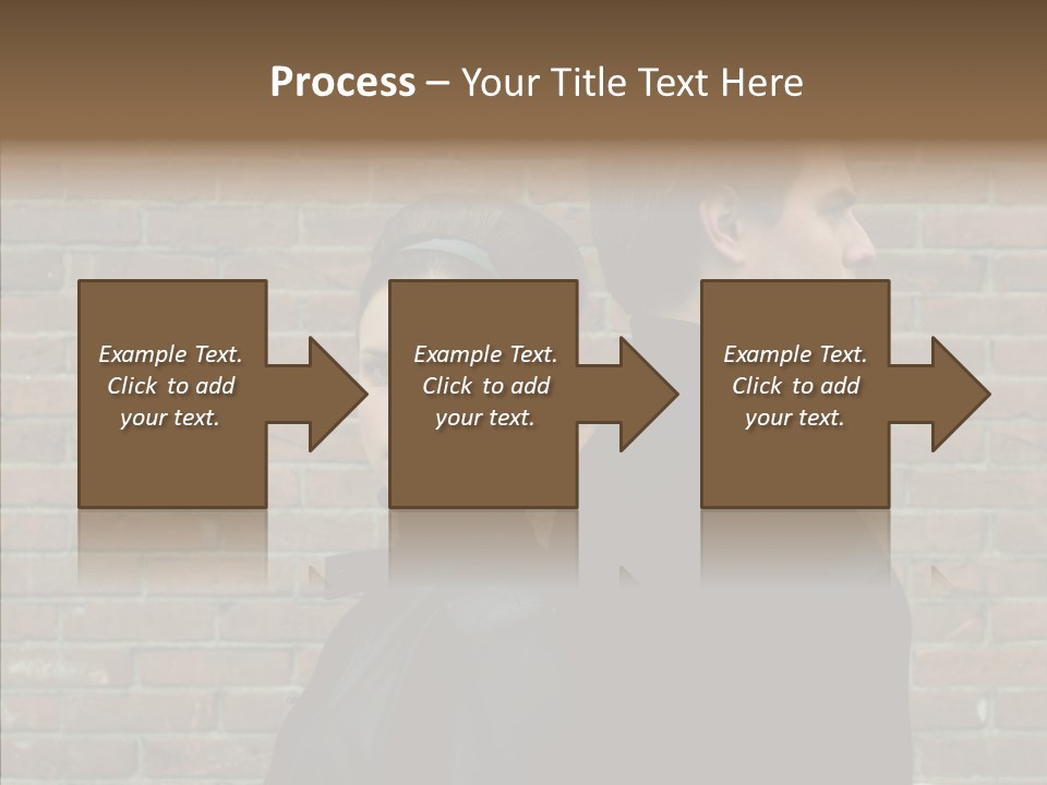 Pair Hair Female PowerPoint Template