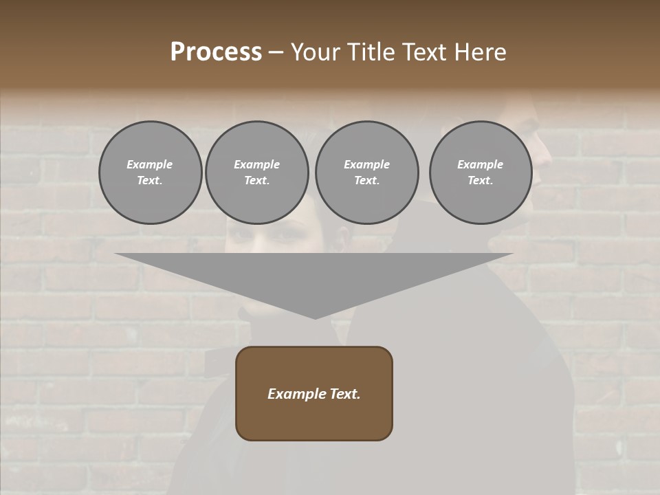 Pair Hair Female PowerPoint Template