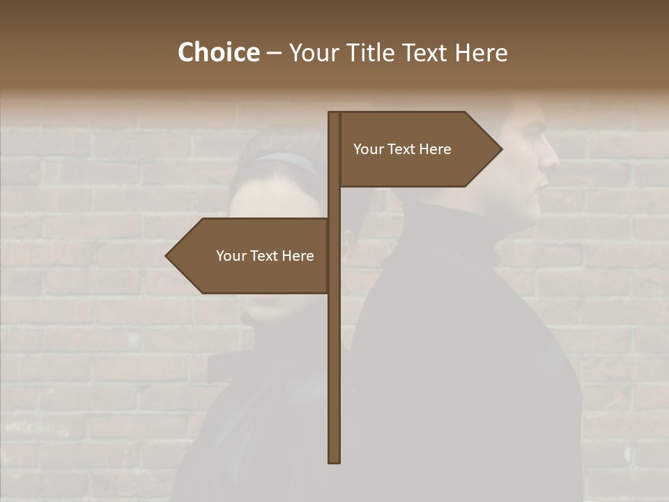 Pair Hair Female PowerPoint Template