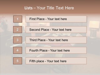Bedder Relaxation Vacate PowerPoint Template