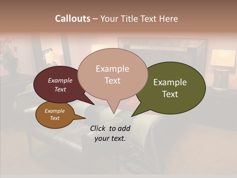 Bedder Relaxation Vacate PowerPoint Template