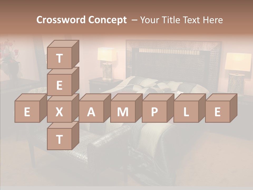 Bedder Relaxation Vacate PowerPoint Template