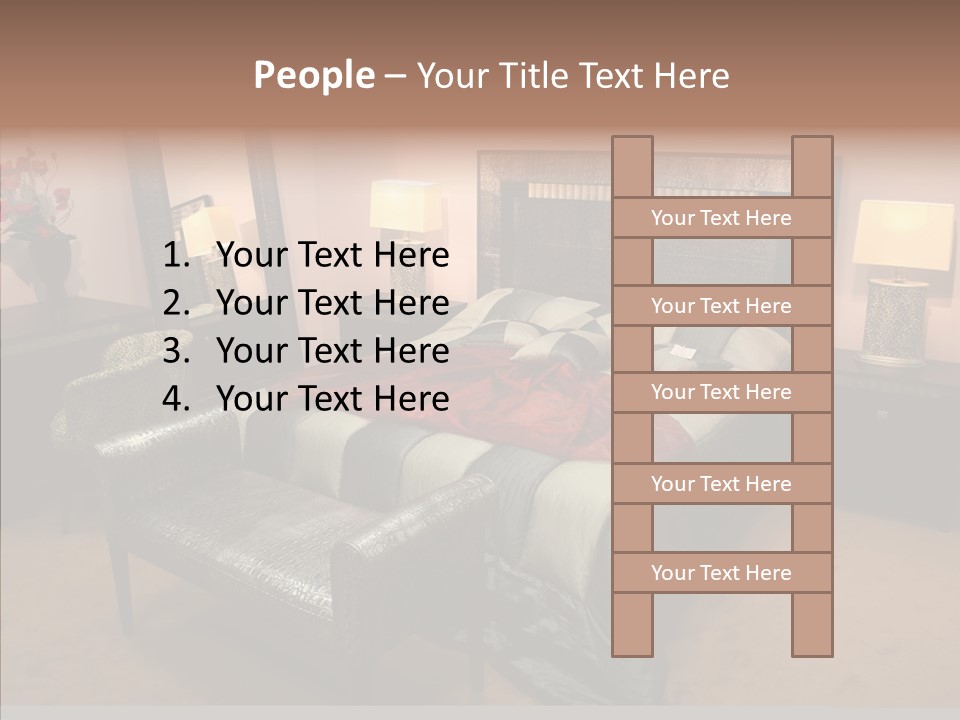 Bedder Relaxation Vacate PowerPoint Template
