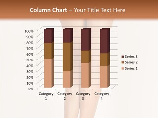 White Fit Woman PowerPoint Template