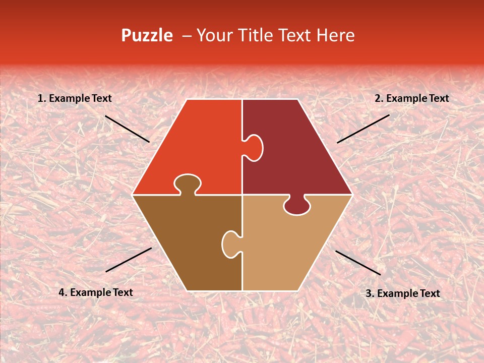 Close Up Colors Chili PowerPoint Template