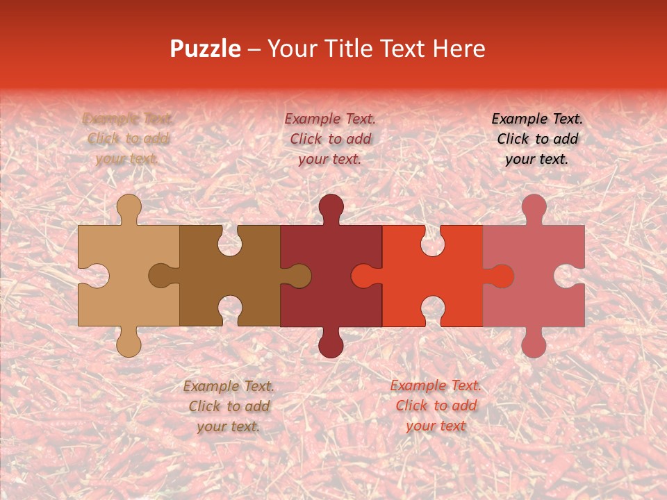 Close Up Colors Chili PowerPoint Template