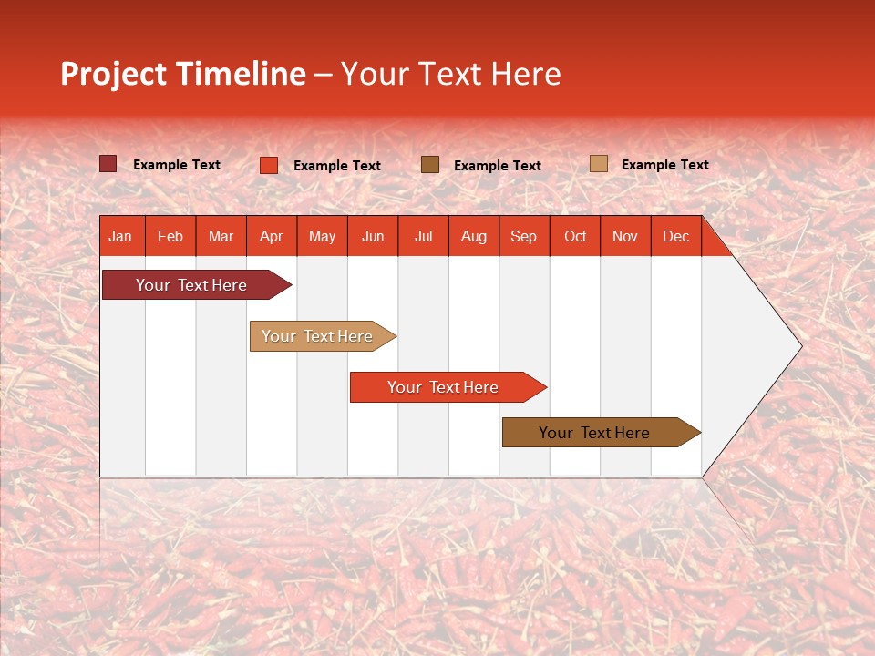 Close Up Colors Chili PowerPoint Template
