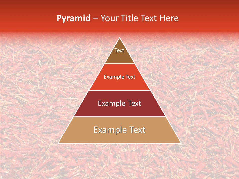 Close Up Colors Chili PowerPoint Template