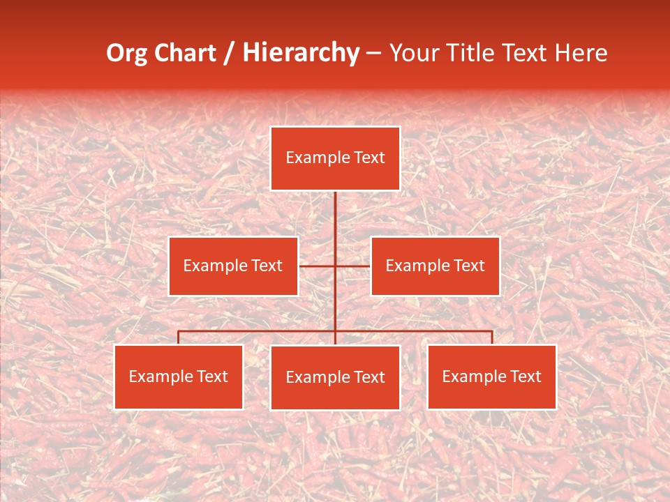 Close Up Colors Chili PowerPoint Template