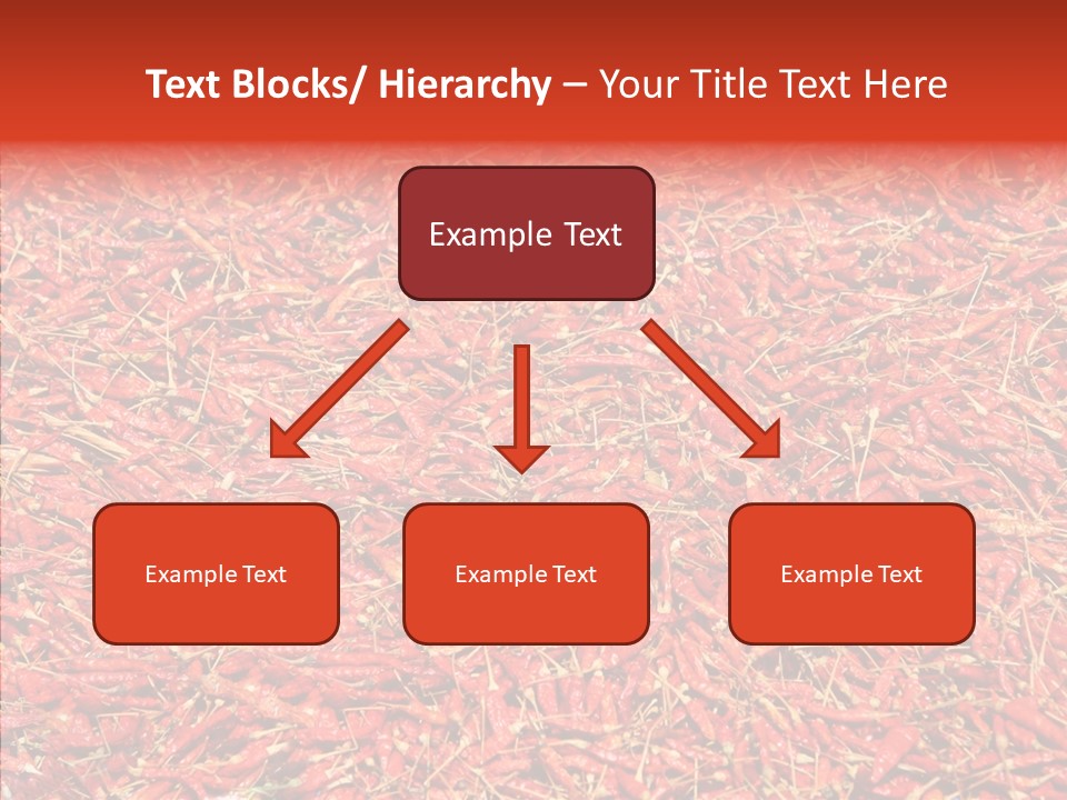 Close Up Colors Chili PowerPoint Template