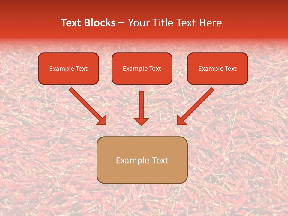 Close Up Colors Chili PowerPoint Template