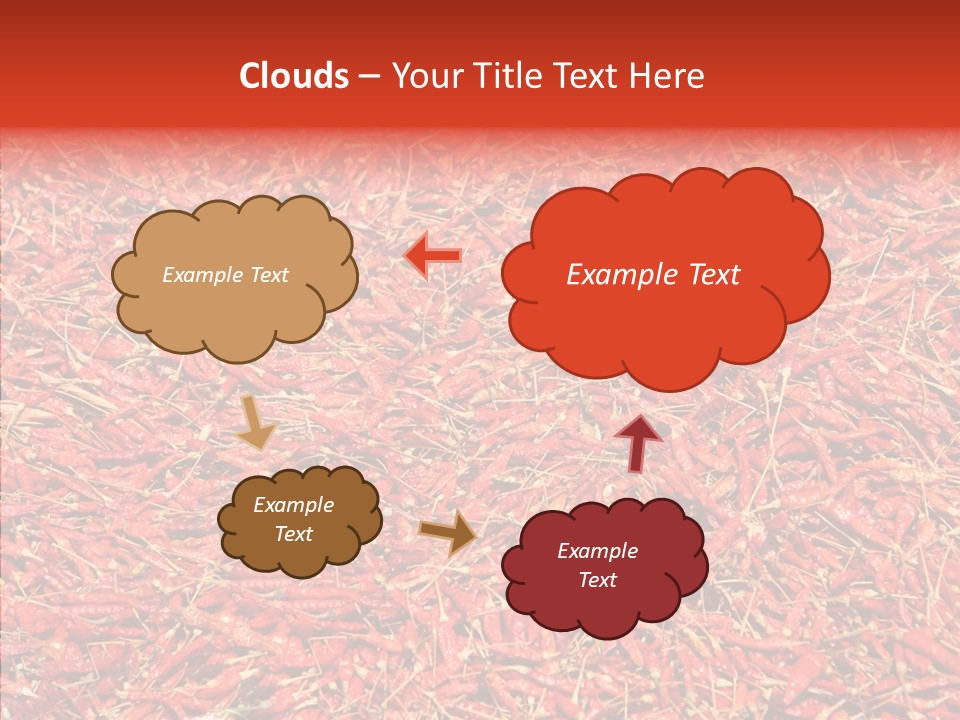 Close Up Colors Chili PowerPoint Template