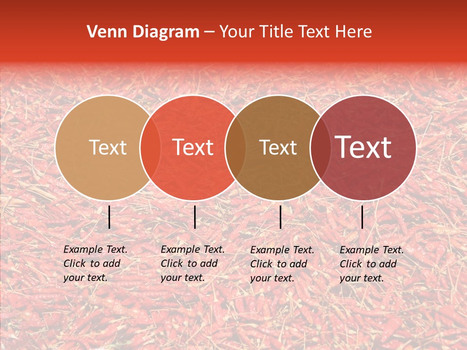 Close Up Colors Chili PowerPoint Template