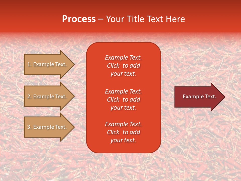 Close Up Colors Chili PowerPoint Template