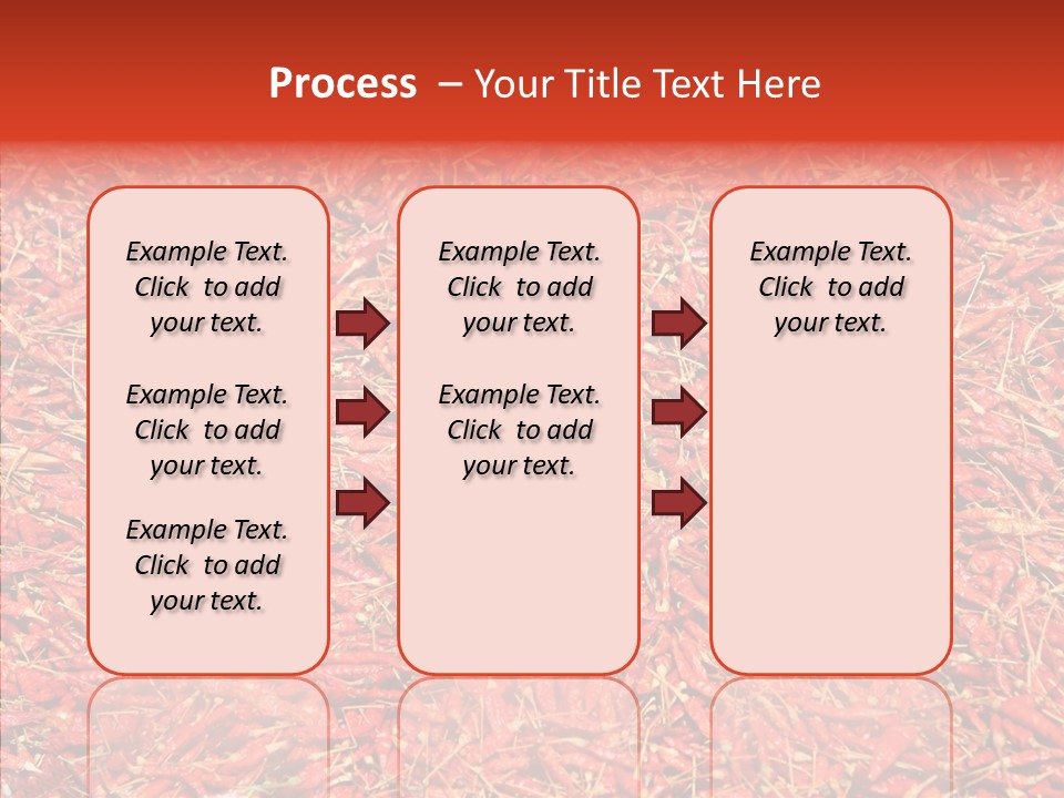 Close Up Colors Chili PowerPoint Template