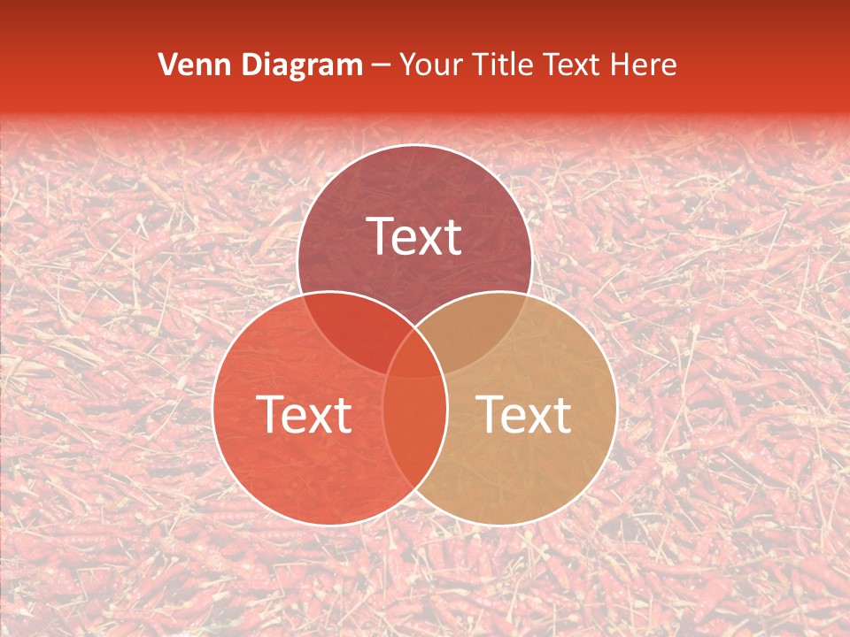 Close Up Colors Chili PowerPoint Template