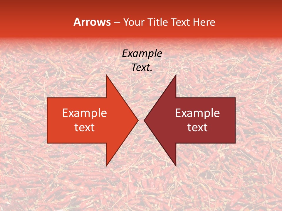 Close Up Colors Chili PowerPoint Template
