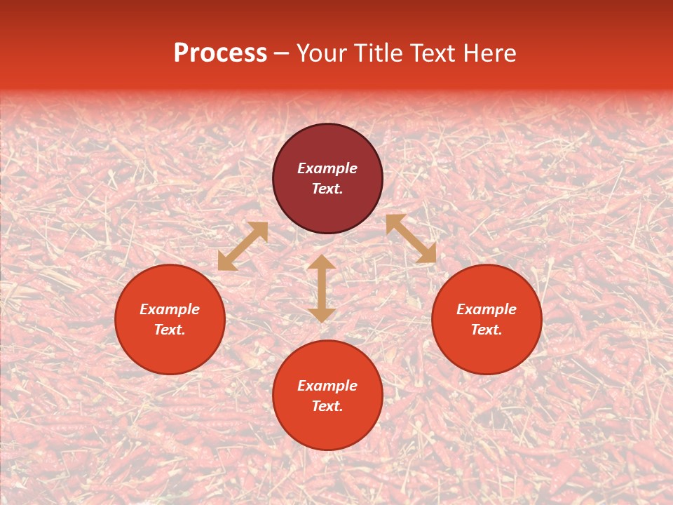 Close Up Colors Chili PowerPoint Template