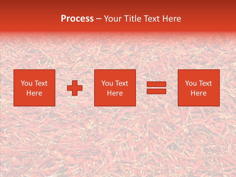 Close Up Colors Chili PowerPoint Template