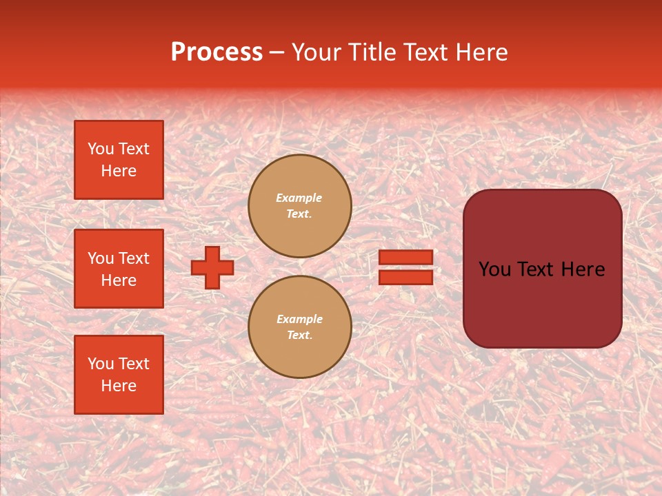 Close Up Colors Chili PowerPoint Template