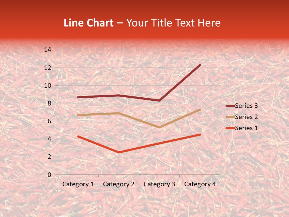 Close Up Colors Chili PowerPoint Template
