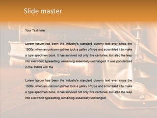 Decrepitude Holes Macro PowerPoint Template