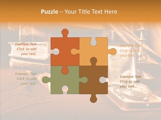 Decrepitude Holes Macro PowerPoint Template