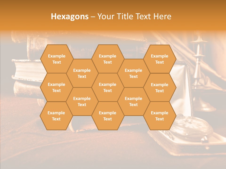 Decrepitude Holes Macro PowerPoint Template