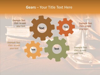 Decrepitude Holes Macro PowerPoint Template