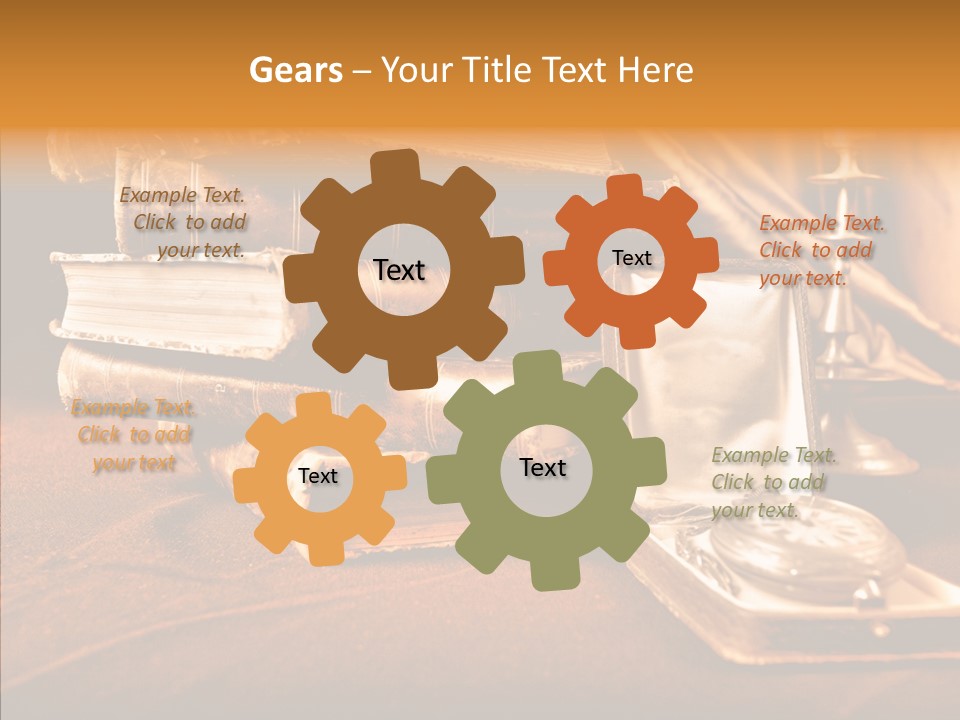 Decrepitude Holes Macro PowerPoint Template