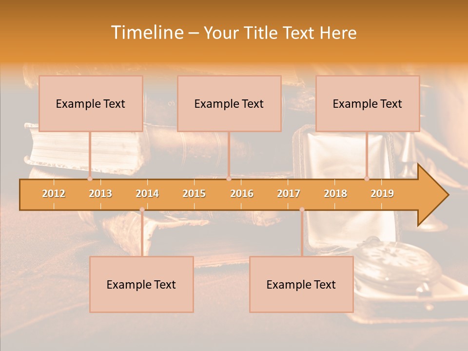 Decrepitude Holes Macro PowerPoint Template