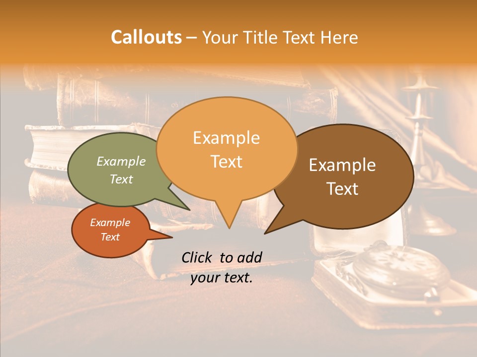 Decrepitude Holes Macro PowerPoint Template