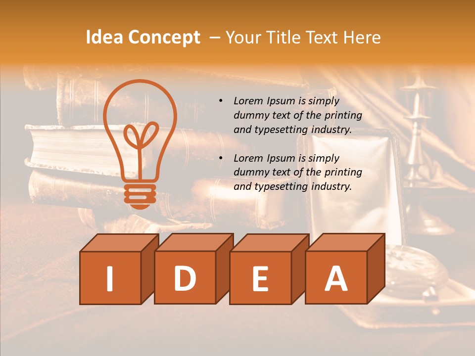 Decrepitude Holes Macro PowerPoint Template