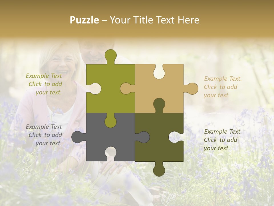 People Ethnicity Retirement PowerPoint Template