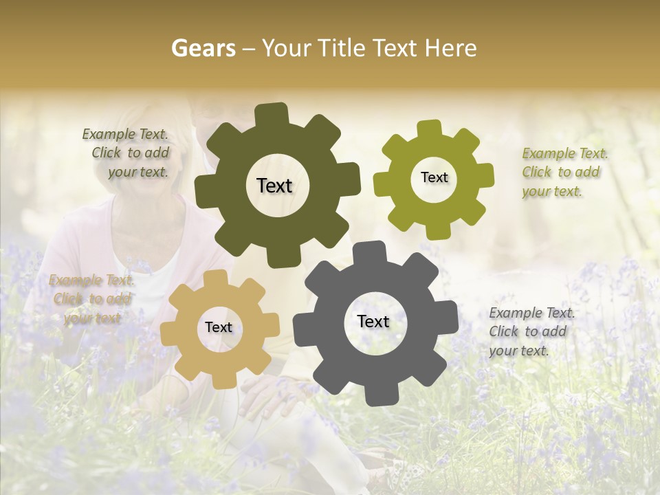 People Ethnicity Retirement PowerPoint Template