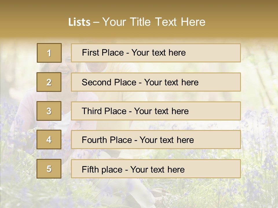 People Ethnicity Retirement PowerPoint Template