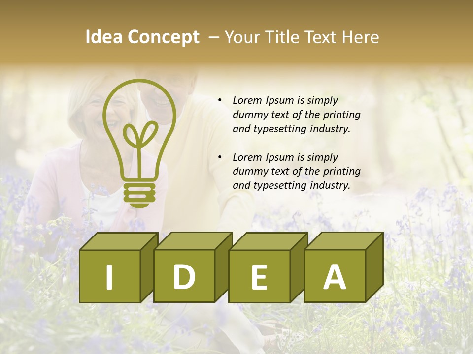 People Ethnicity Retirement PowerPoint Template