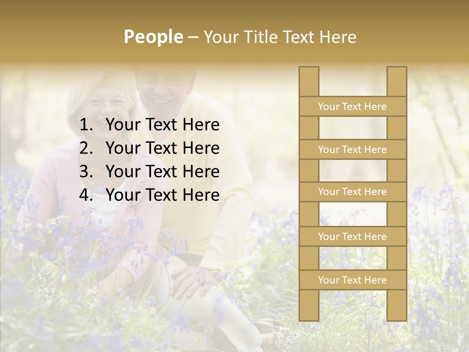 People Ethnicity Retirement PowerPoint Template