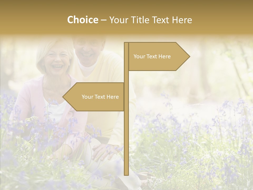 People Ethnicity Retirement PowerPoint Template