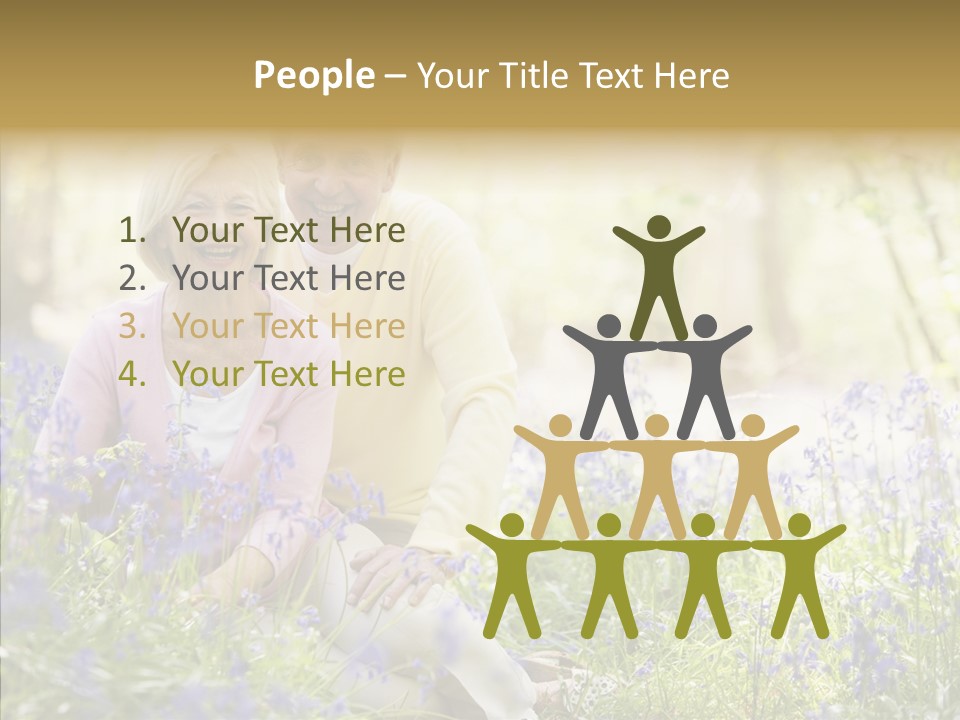 People Ethnicity Retirement PowerPoint Template